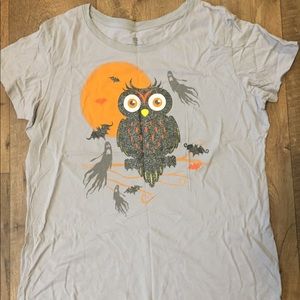 Halloween owl t-shirt